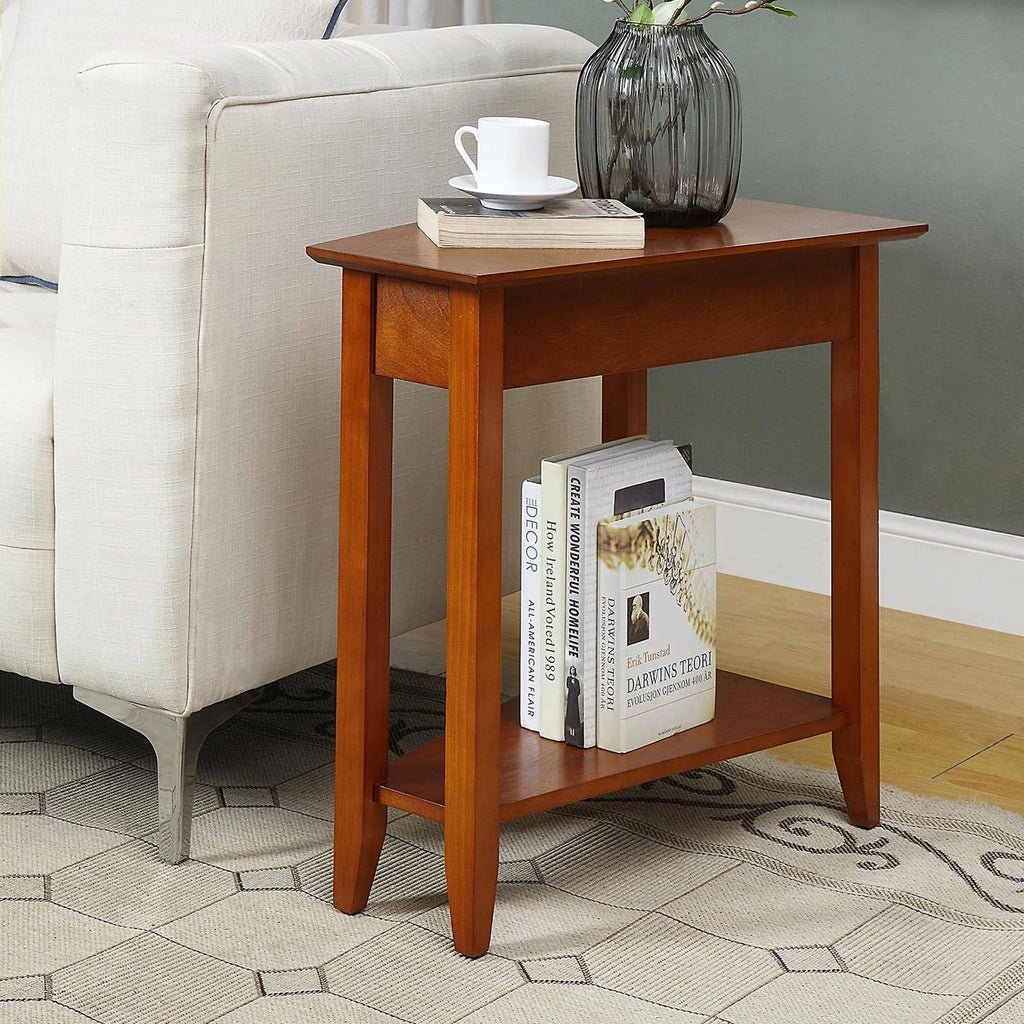 Cherry Wedge End Table L66187