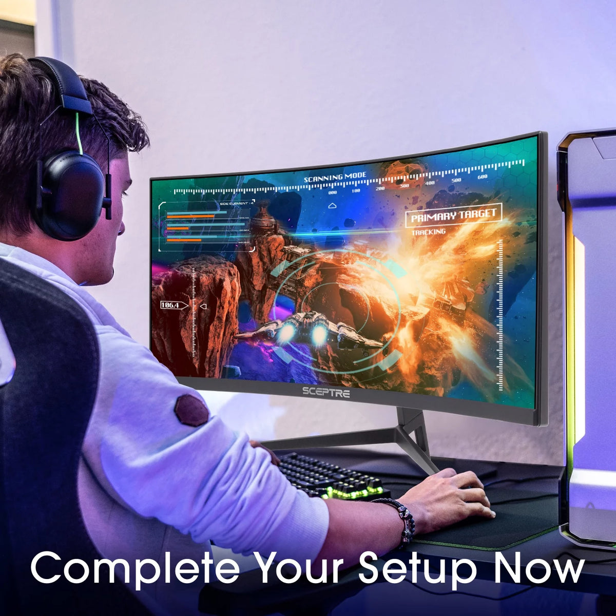 30" Curved VA LED Monitor 2560 x 1080 200 Hz K17457