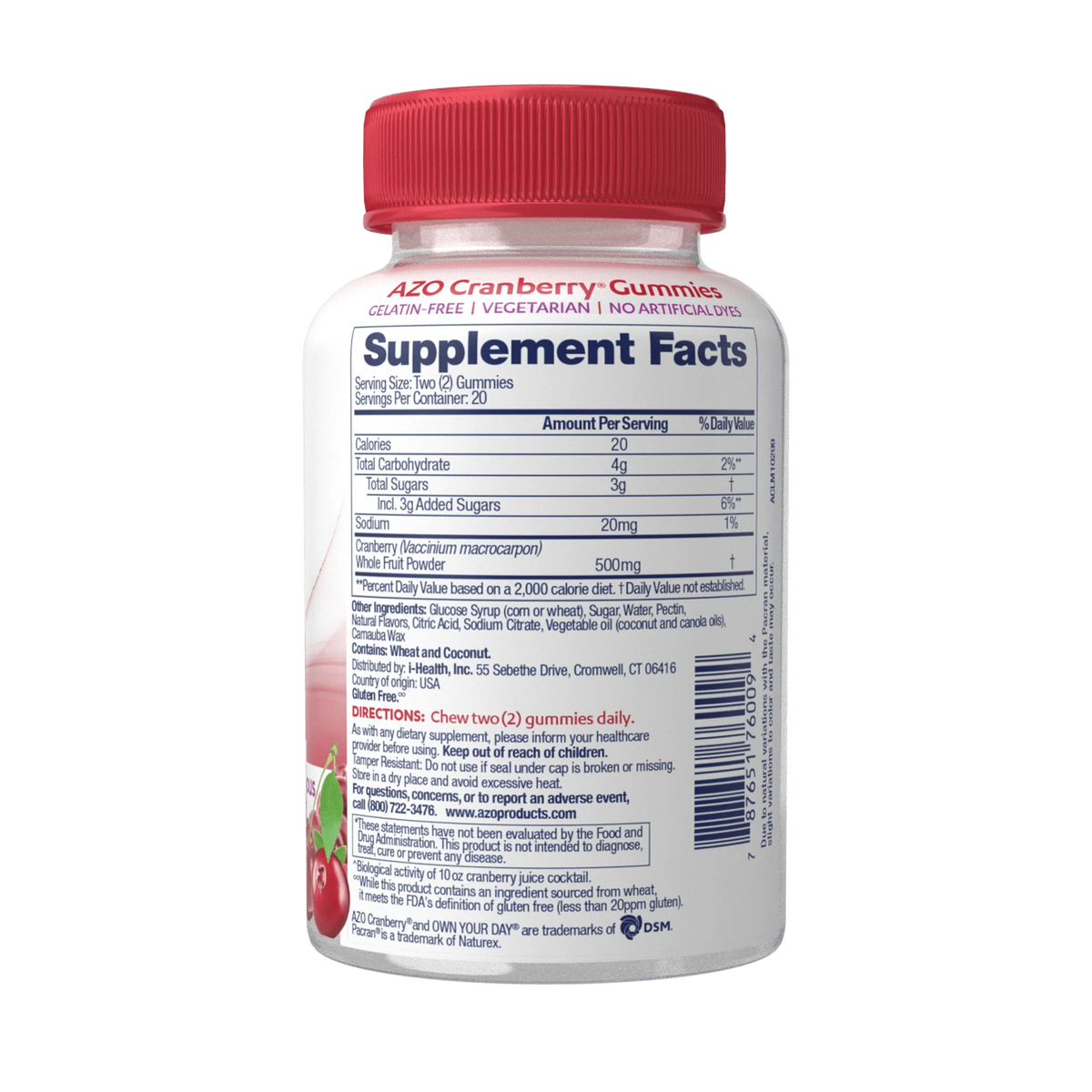 Mixed Berry 40 Gummies Dietary Supplement F958663