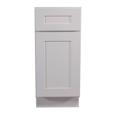 White 1-Door 1-Drawer Base Cabinet U2285