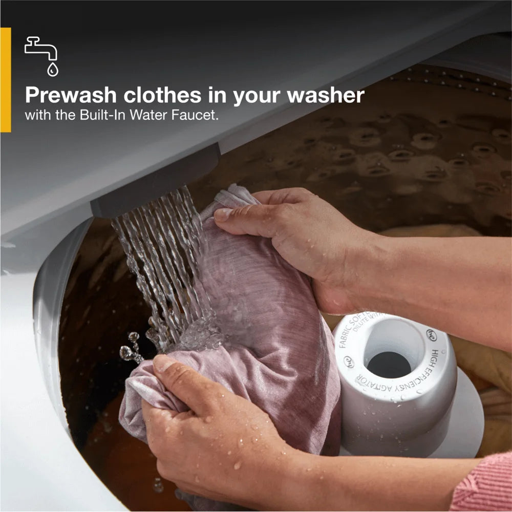 4.5 Cu. Ft. Top Load Agitator Washer with Built-In Faucet O599456