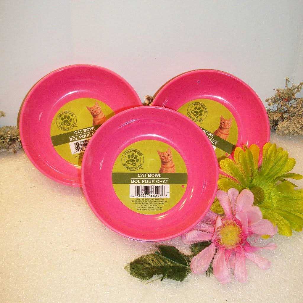 Plastic Non-Slip Cat Bowls E54006