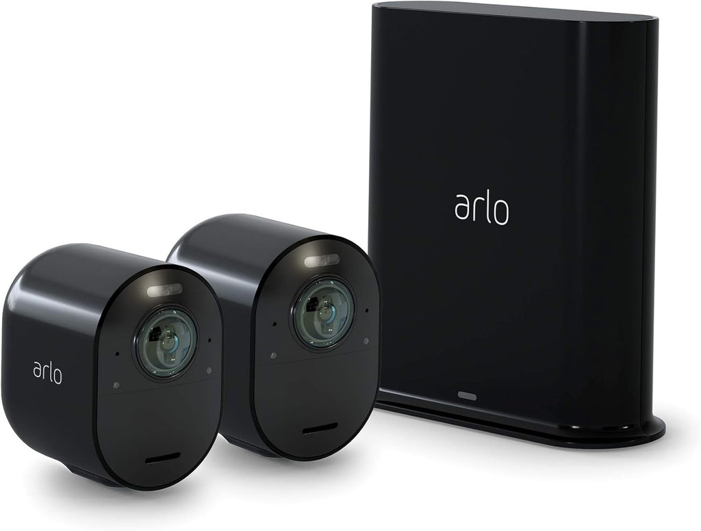 Black 4K Wireless Security Camera System W44414