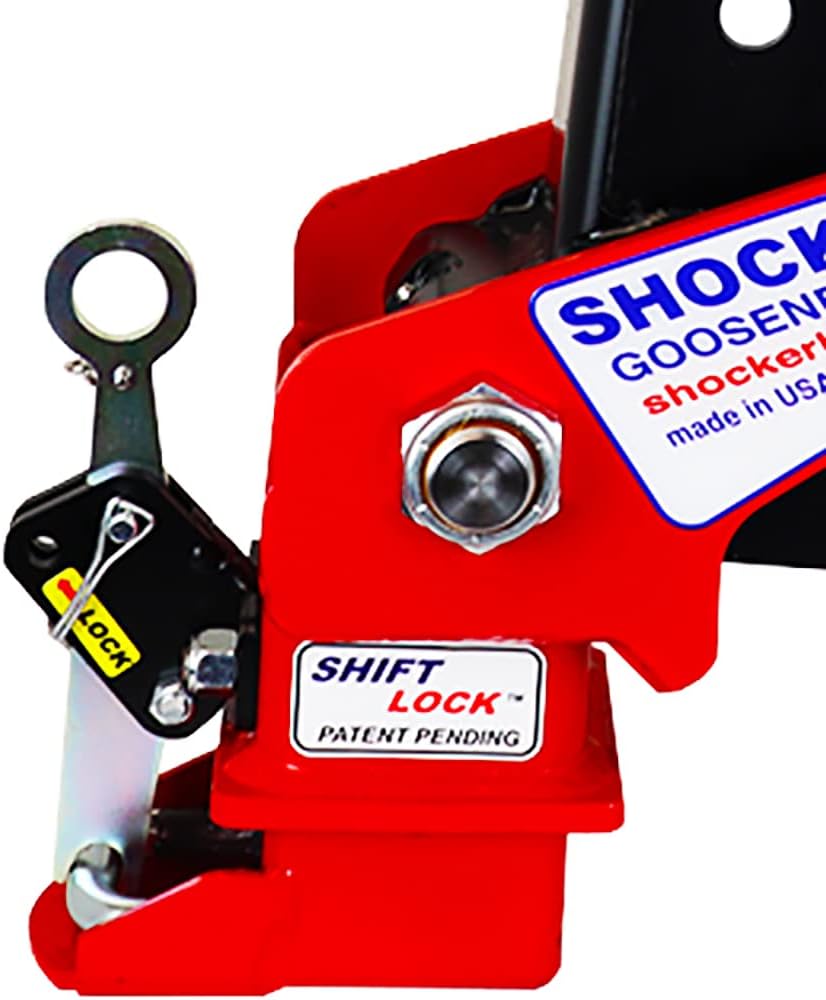 Gooseneck Air Hitch & Coupler, Round 4" Angled Pin 30K SL Coupler B58089