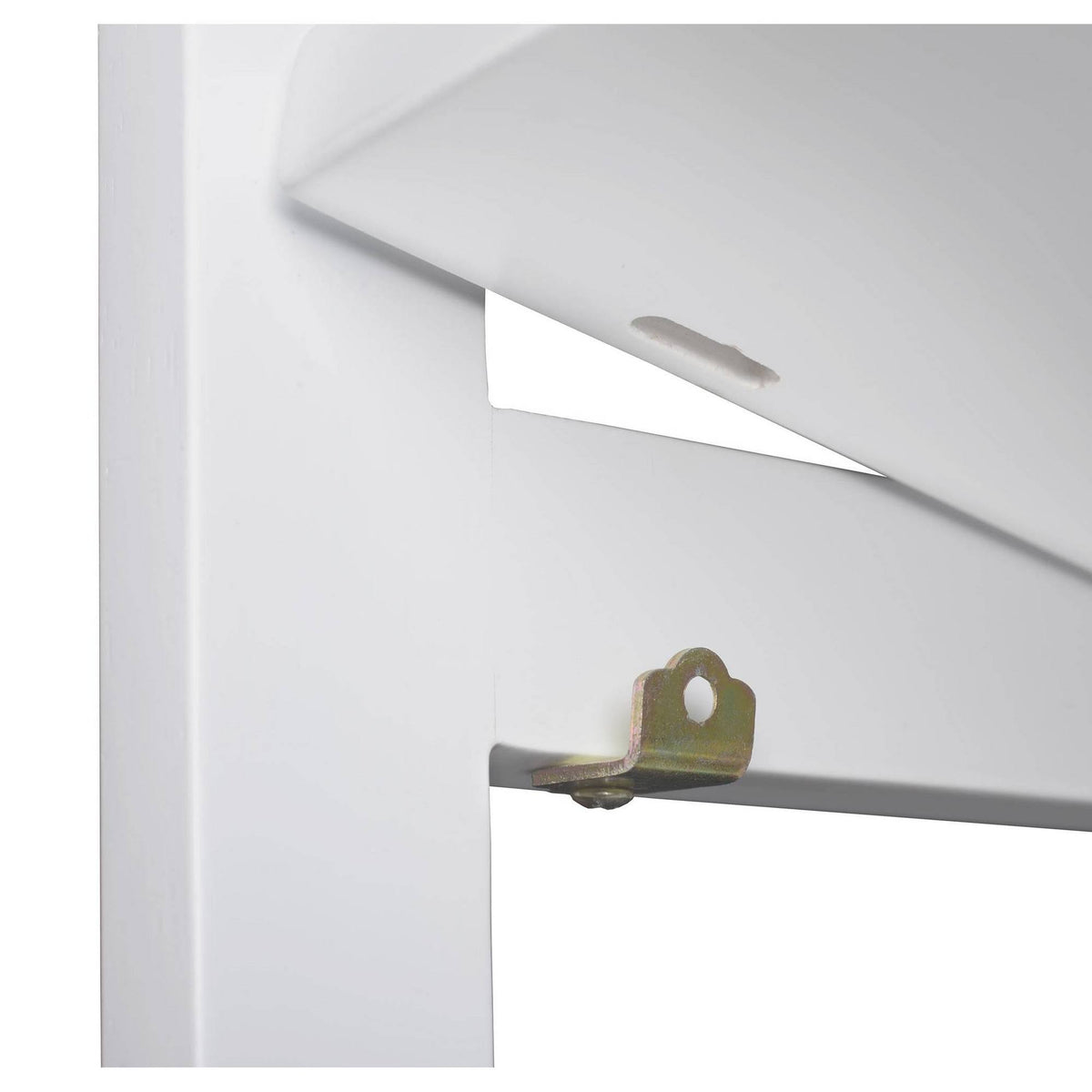 White Folding Bookcase X640221