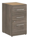 Modern Hickory 3-Drawer File Cabinet F36768
