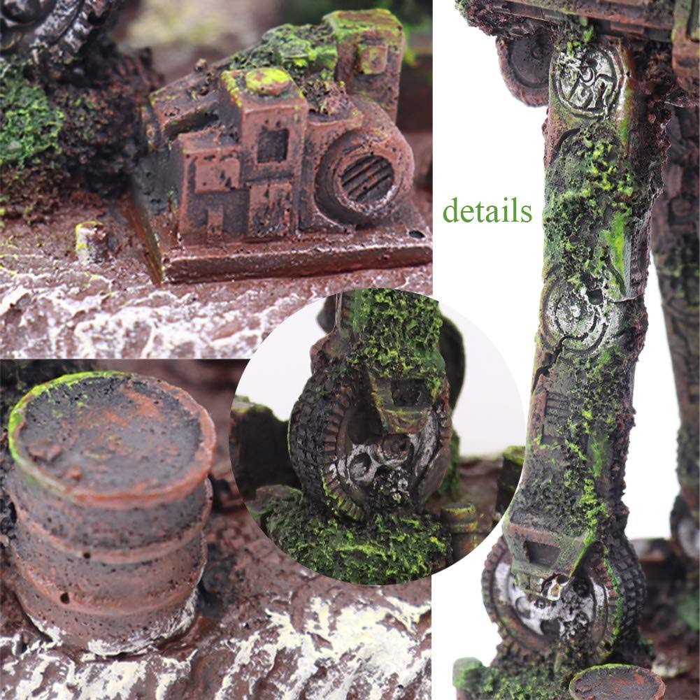 Aquarium Decorations Walking Land Tank Ornament T312