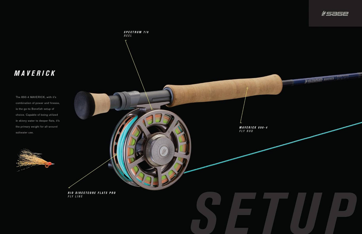 Sage Maverick Fly Rod 12wt 9' D922