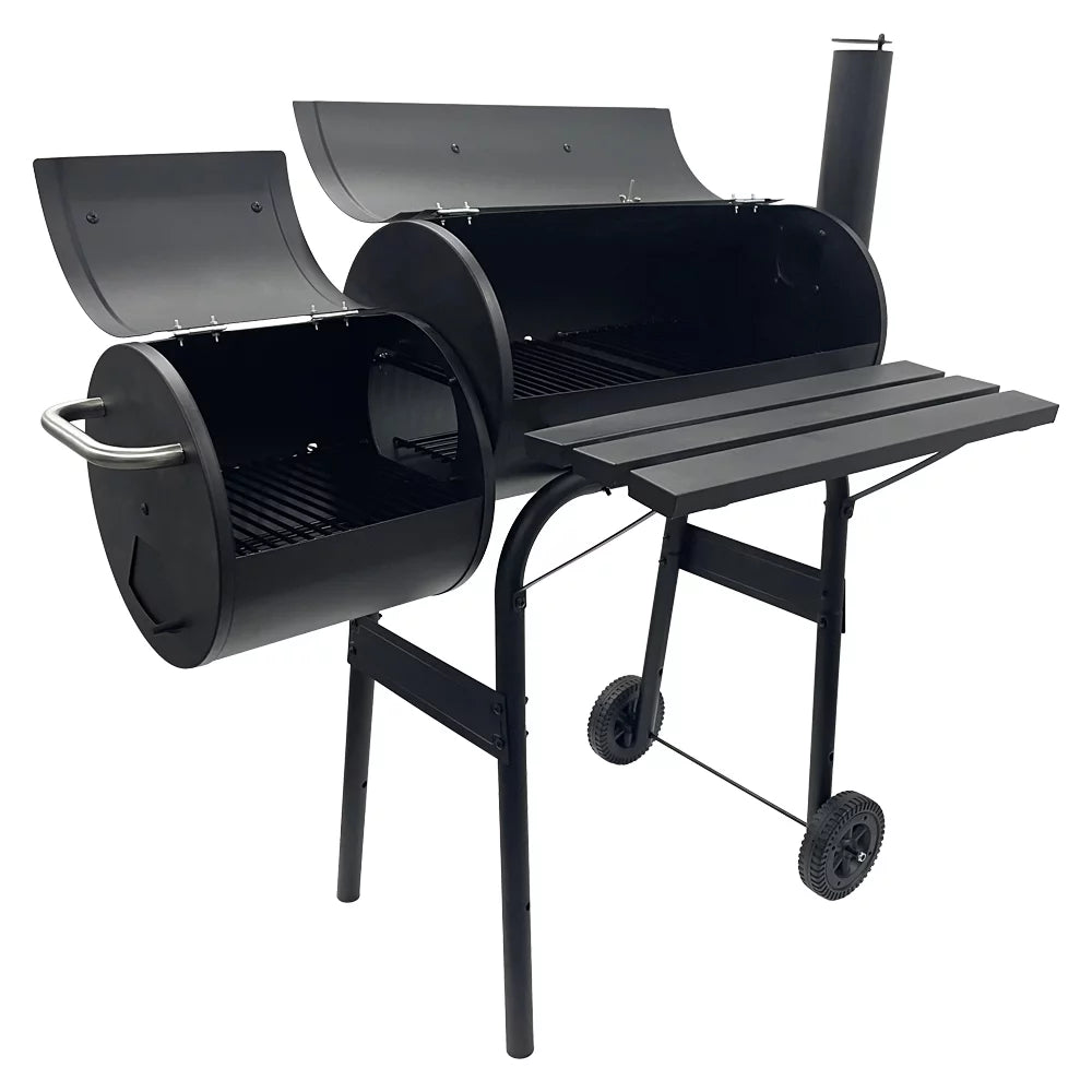 Charcoal Grill Offset Smoker with Cover V330553