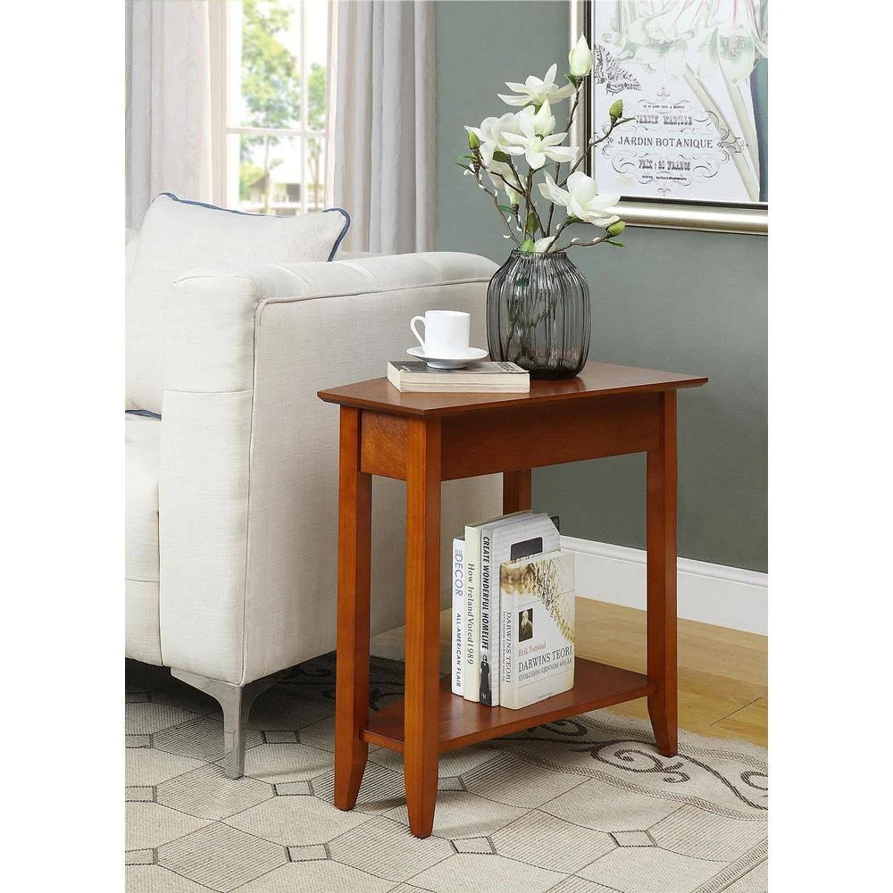 Cherry Wedge End Table L66187