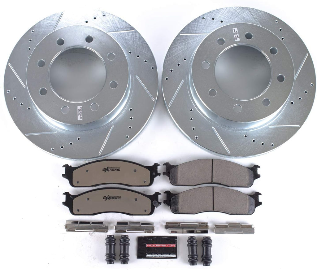 Front Z36 Truck & Tow Carbon Fiber Ceramic Brake Kit E618