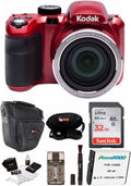 Red 16MP Digital Camera with 32GB SD Card Y804