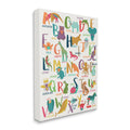Joyful Animal Alphabet Kid's Playful ABC Typography, 36 x 48 Z578