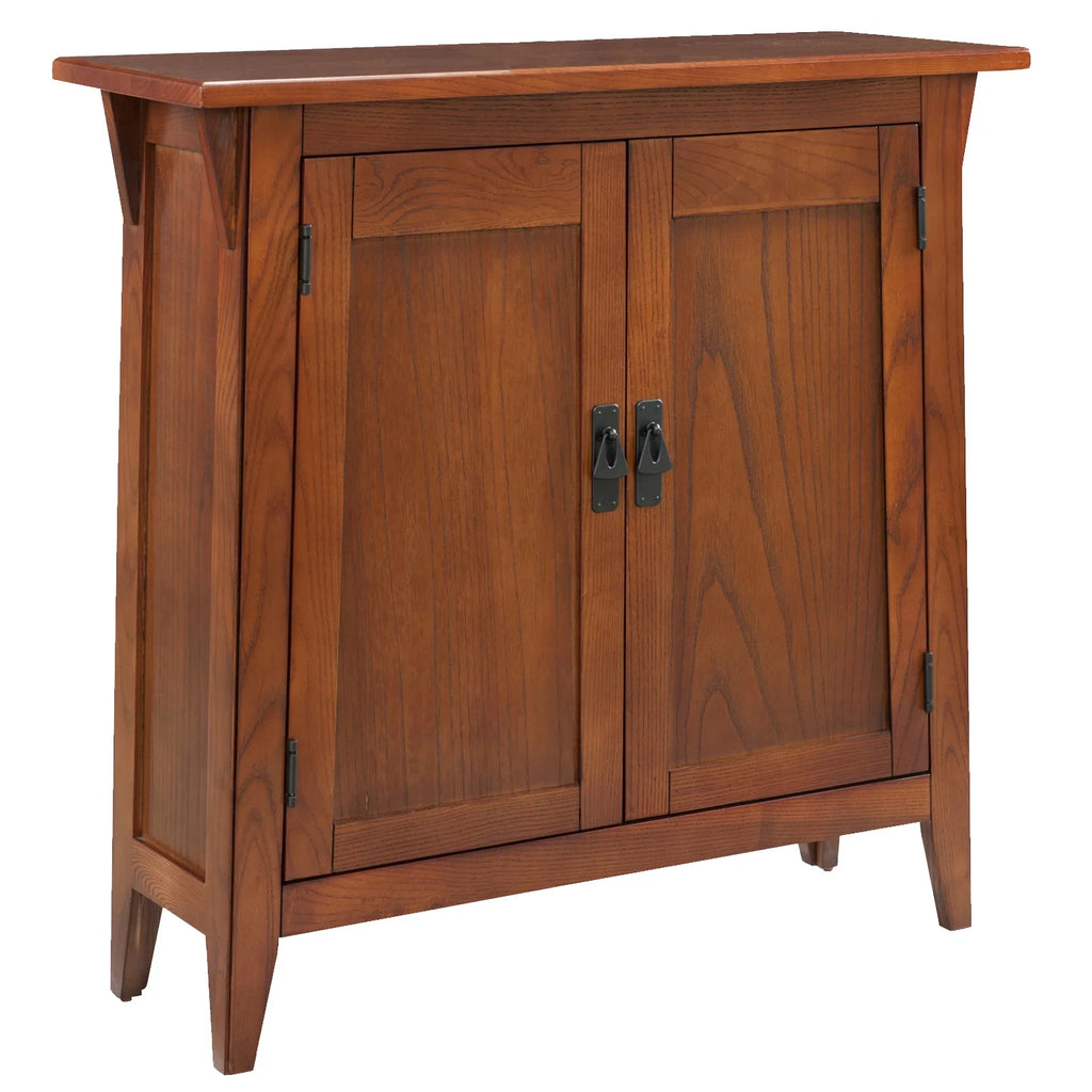 Solid Wood Hall Stand, Rich Russet Finish K59959