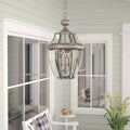 Pewter Outdoor Hanging Lantern B8593