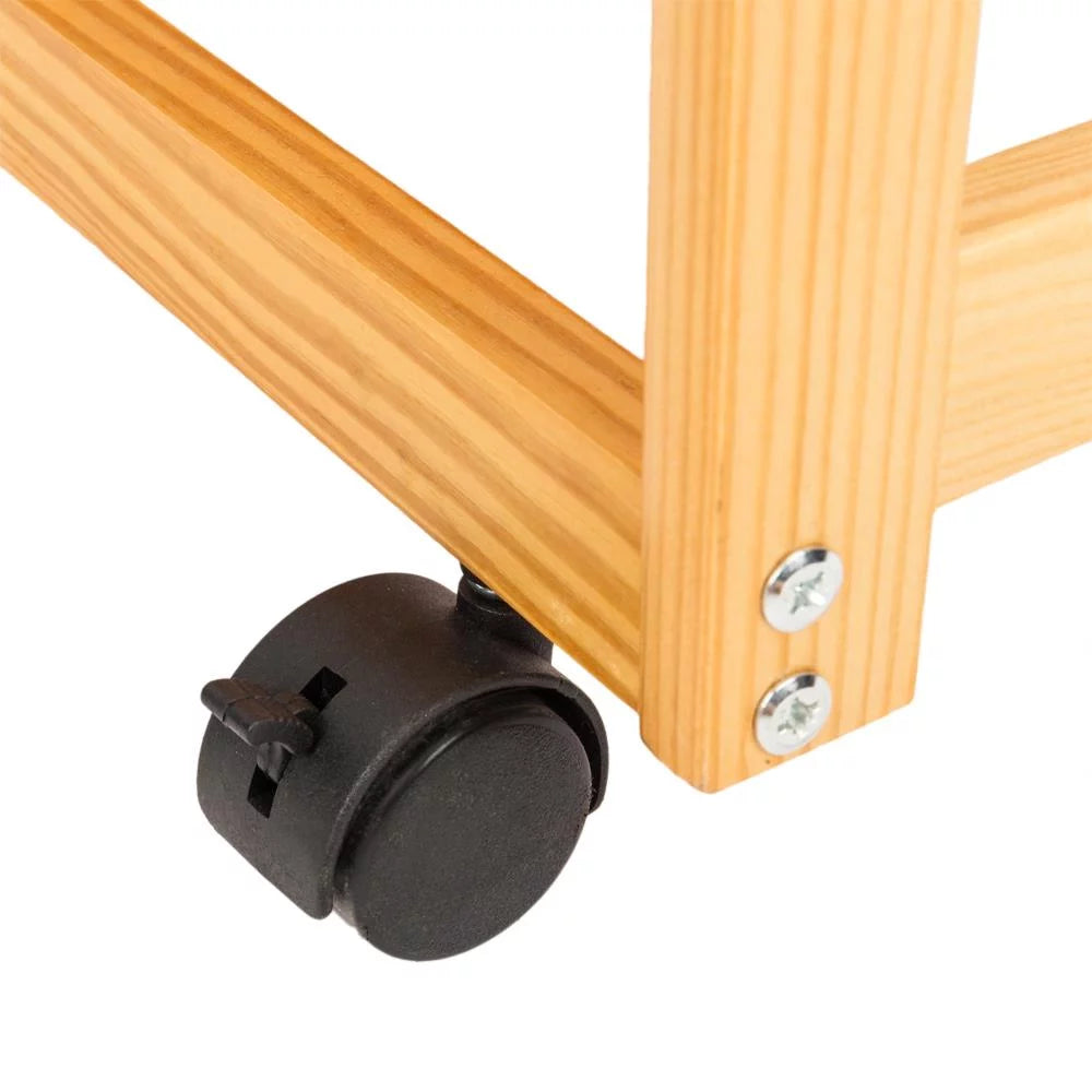 Rolling Wood Kitchen Cart with Drawers Y647948