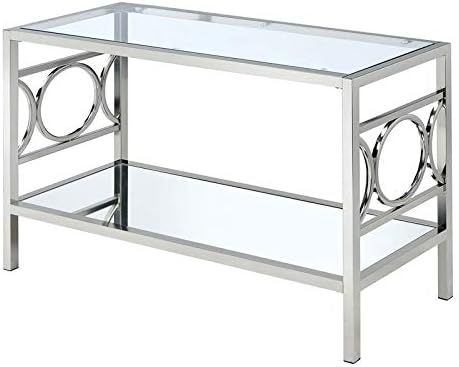 Contemporary Metal 1-Shelf Console Table B6656