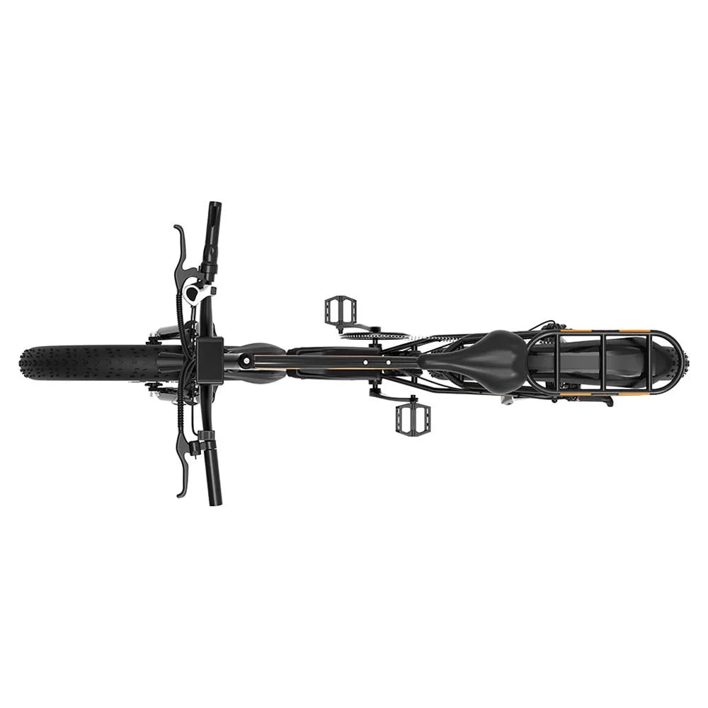 26" 750W Electric Bike Fat Tire 48V 13AH Removable Lithium Battery with Detachable Rear Rack (Black) I198987