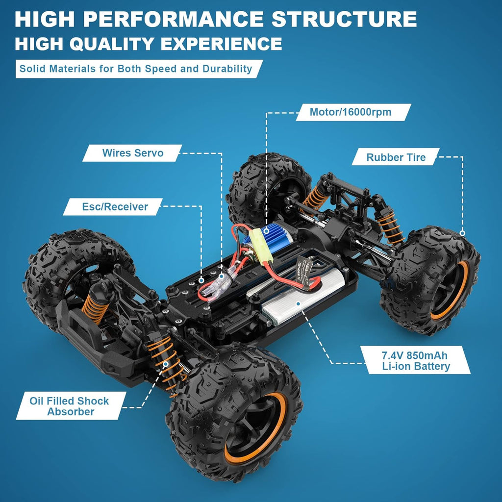 Remote Control Car 4WD Off Road Monster Truck D5229