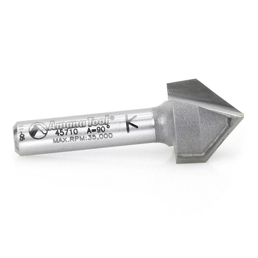 Carbide Tipped V Groove 90 Deg x 1-1/4 D x 1 CH M747312