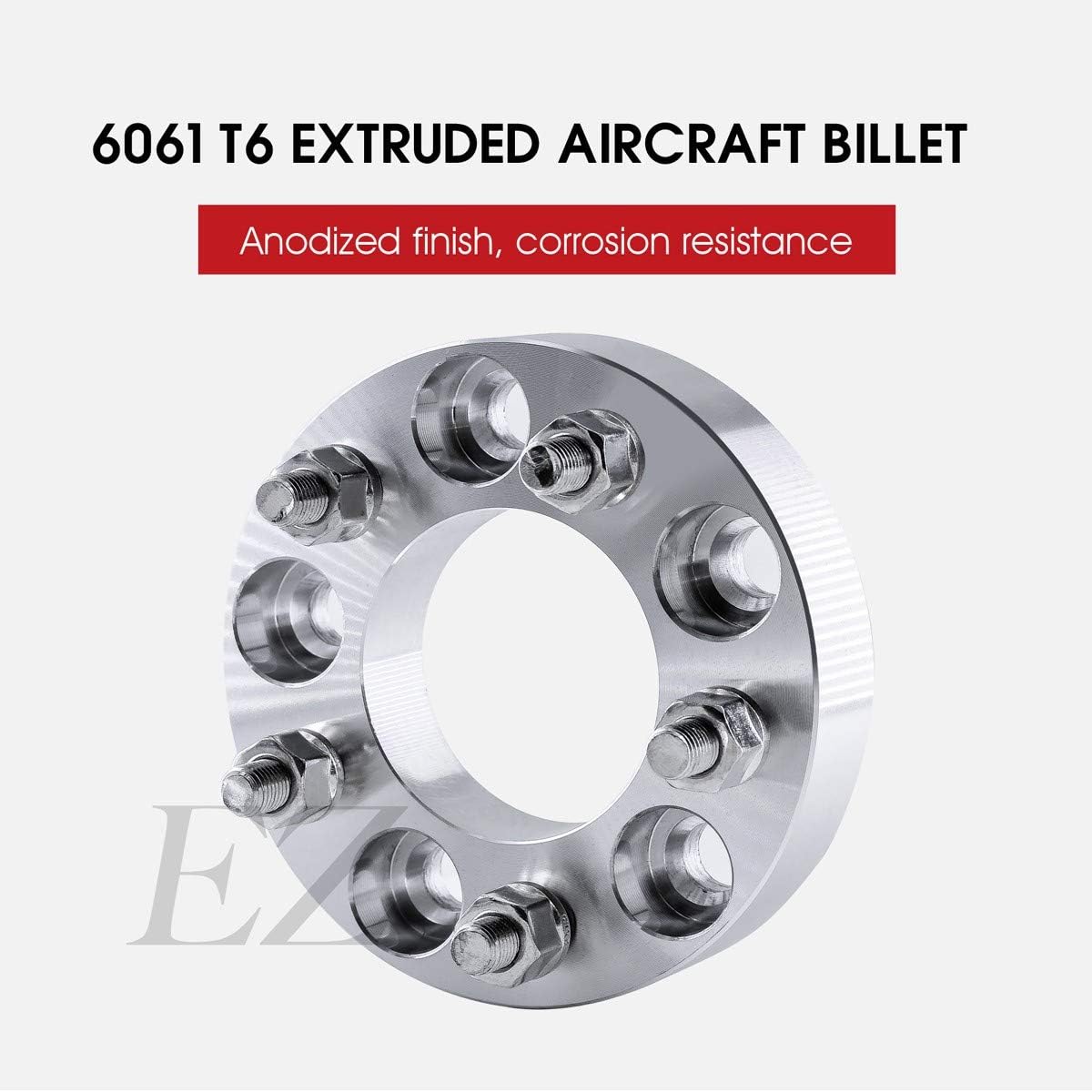 2 Billet Wheel Adapters 5x4.75 to 5x5 Thickness 20mm K6495