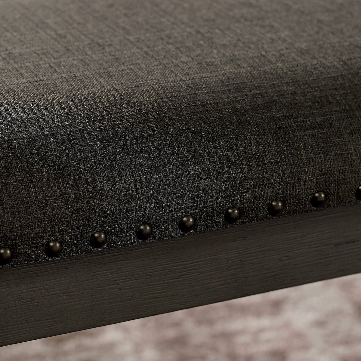 Grey Solid Wood Bench K847506