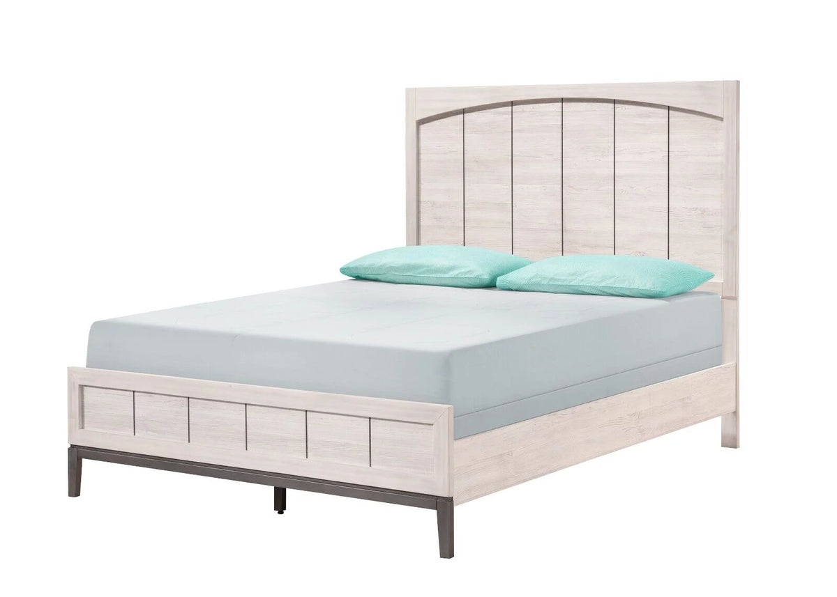 Beige King Size Panel Bed G752483