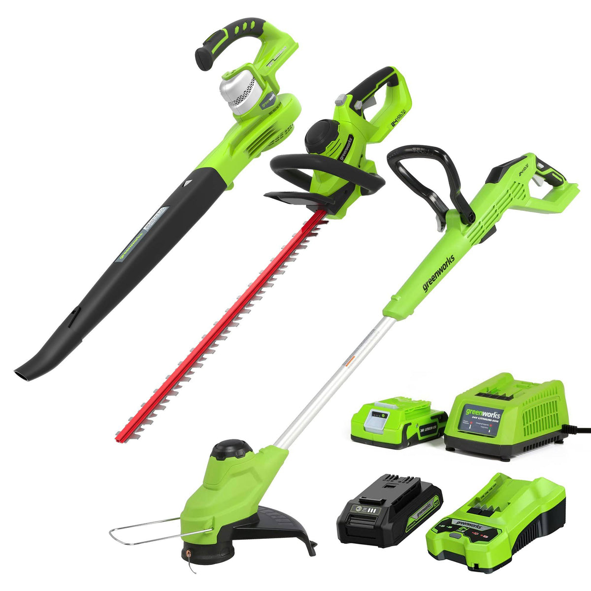 24V Cordless Handheld Leaf Blower with 2.0 Ah Battery and Charger N30962