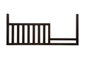 Toddler Guard Rail Charcoal Brown H937488