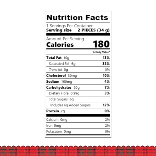 Mini Chocolate Chip Shortbread Cookies, 4.4 Oz (Pack of 6) Y889