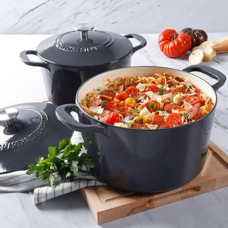 Enamel on Cast Iron Dutch Ovens 2 Pack V164154