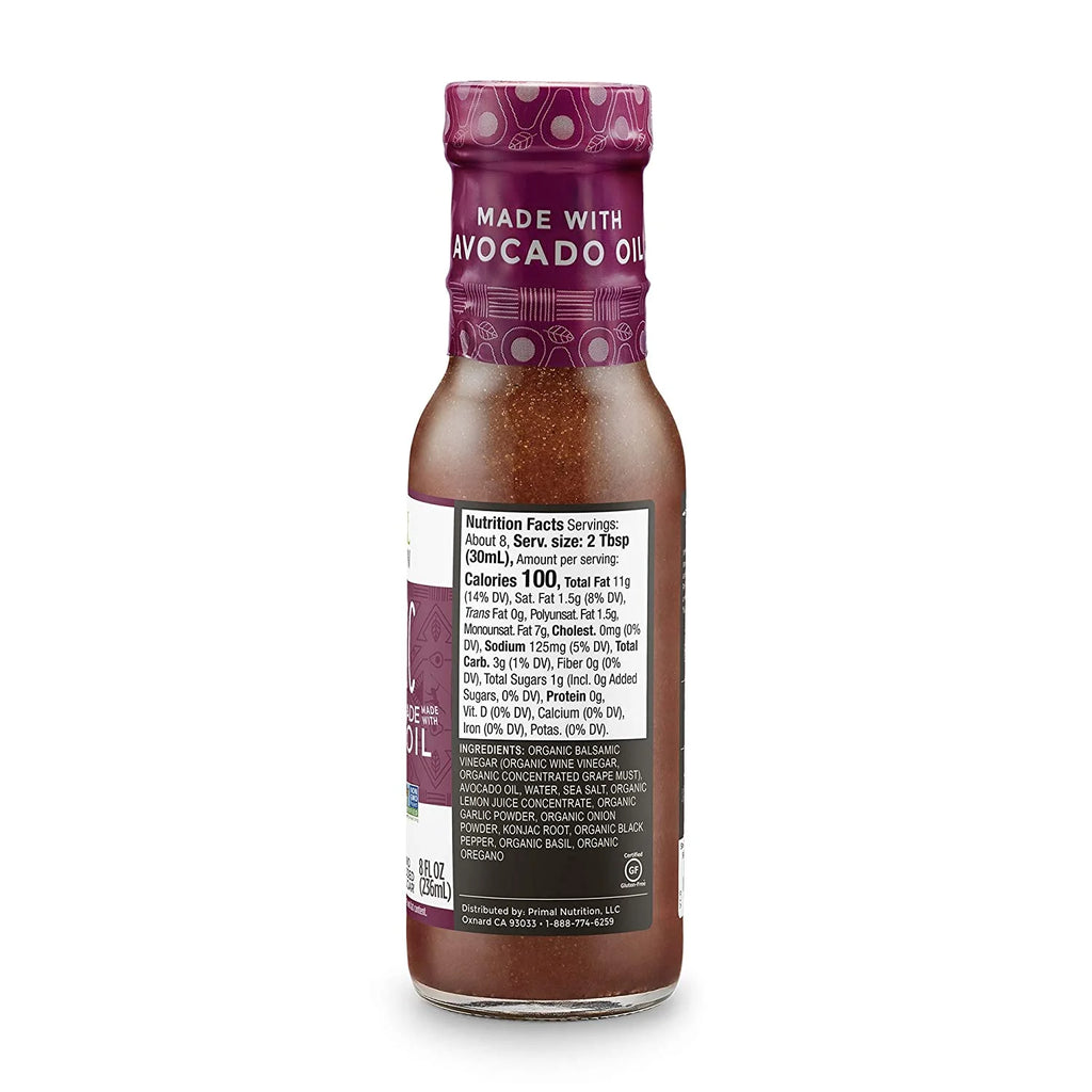 8 fl oz Pack of 2 Balsamic Dressing & Marinade with Avocado Oil A7821