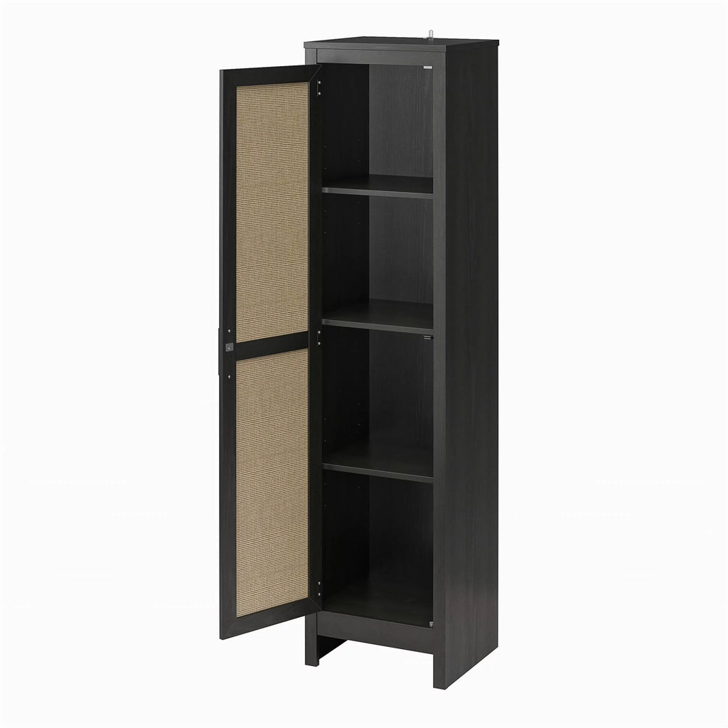 Black Oak 1 Door Cabinet V965141