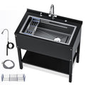 24" Stainless Steel Freestanding Utility Sink with Faucet G93931