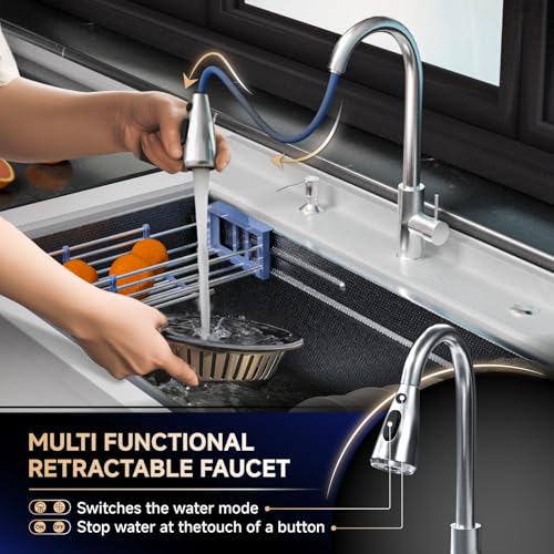 24" Stainless Steel Freestanding Utility Sink with Faucet G93931