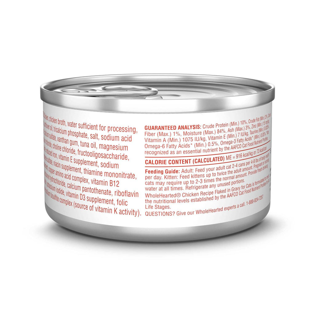 Chicken Recipe Flaked In Gravy Cat Food H92347