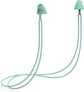 Soft Reusable Flexible Silicone Ear Plugs Alternative with Built-in Lanyard P47894
