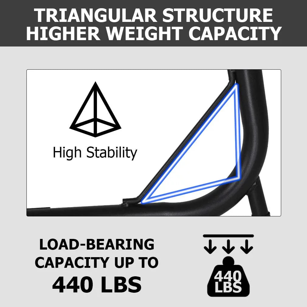 Hammock Stands Solid Steel Black S646