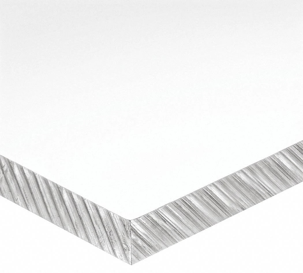 Clear Polycarbonate Sheet Stock 96 inch L x 48 inch W x 1/8 inch Thick Y9921