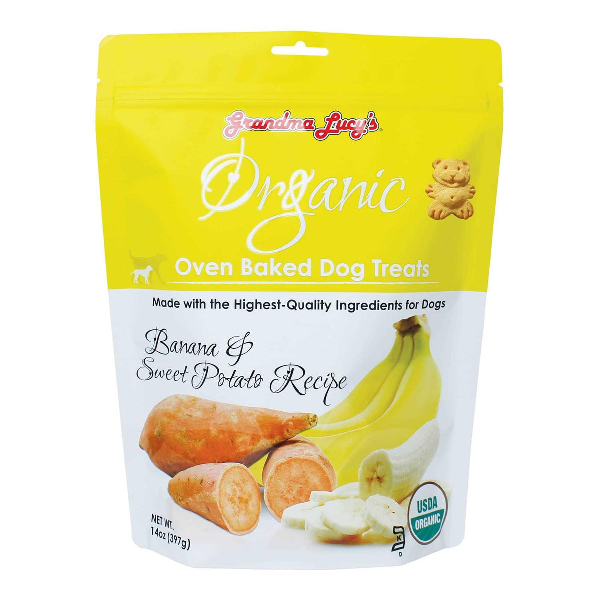 Organic Banana & Sweet Potato Oven Baked Dog Treats S99448
