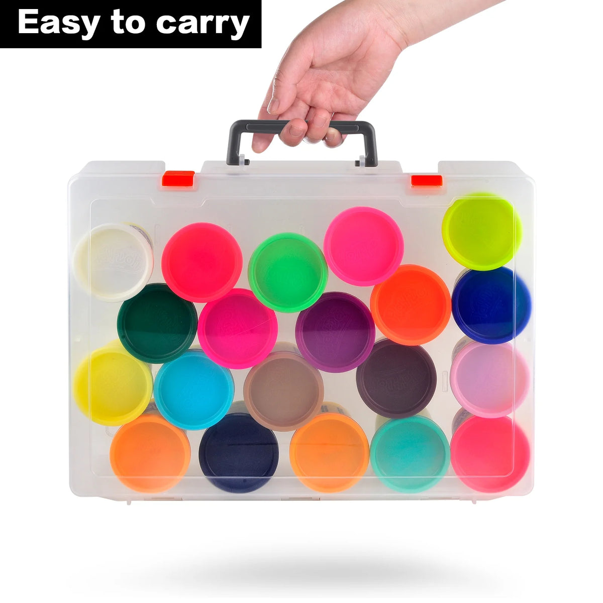 20-Pack Case of Colors 3-Ounce Cans Storage Box Organizer Container I7325