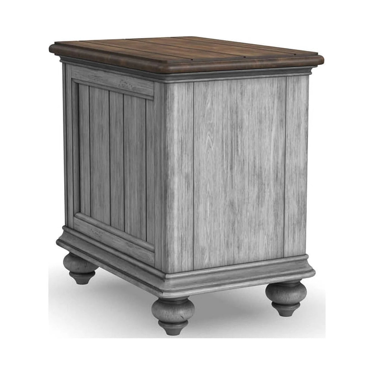 Brown Wood Chairside Table U351091