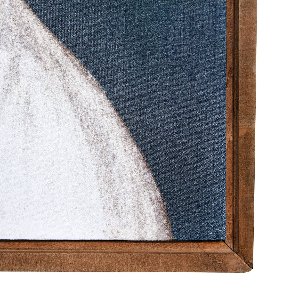 Wood Framed Canvas Wall Decor with Sheep & Chicken Y9808