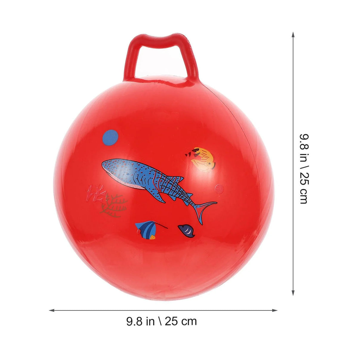3Pcs Inflatable Hopper Balls with Handle J4338