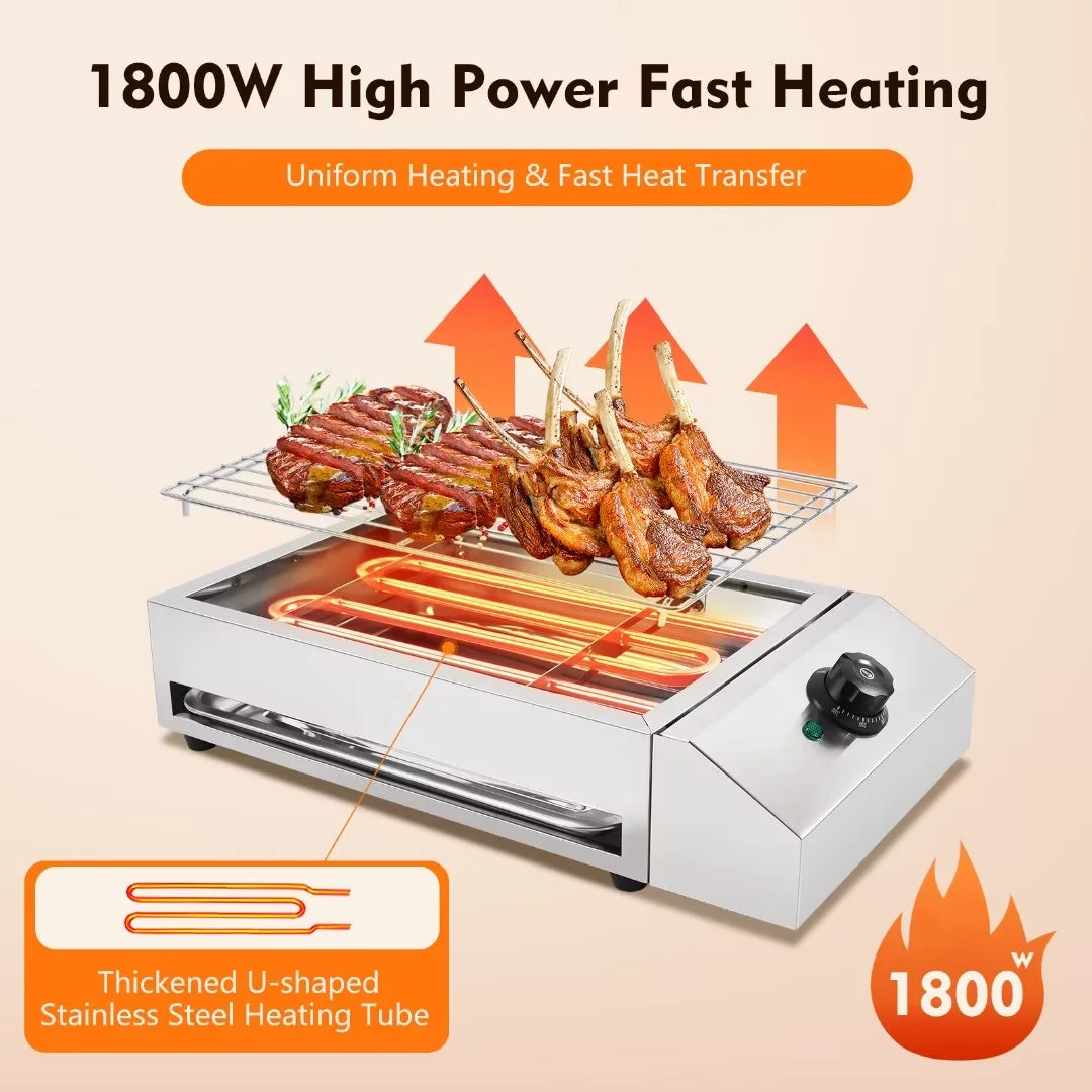 Portable Electric Stainless Steel Grill A907