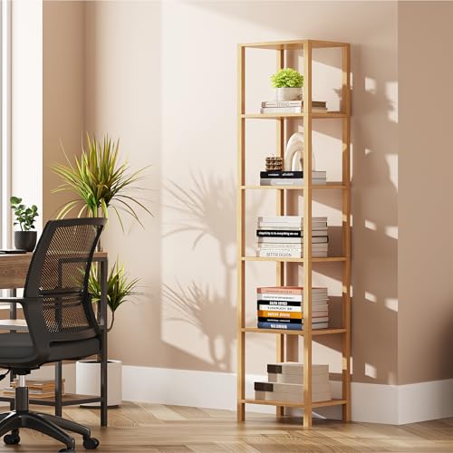 6-Tier Narrow Stackable Bookshelf A417
