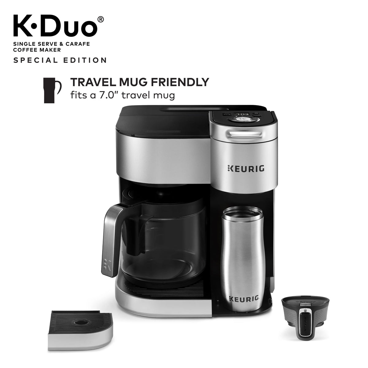 Single Serve K-Cup Pod & Carafe Coffee Maker Q247