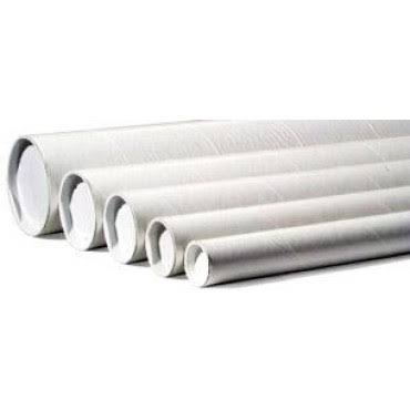 White Cardboard Mailing Tubes 50/Case R957539