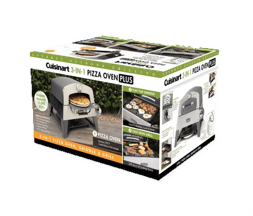 3-in-1 Pizza Oven, Griddle, and Grill C4165
