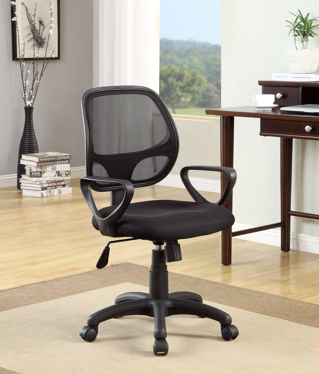 Padded Mesh Office Chair, Black K756188